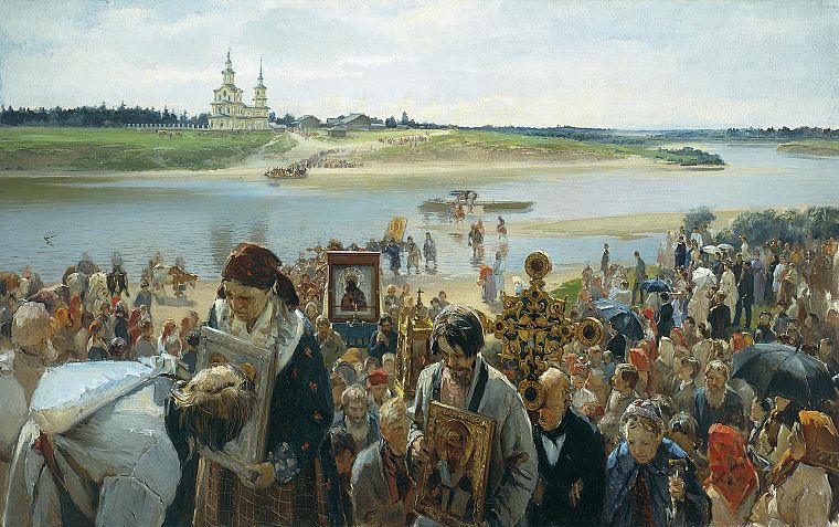 paintings, Russia, funeral - desktop wallpaper