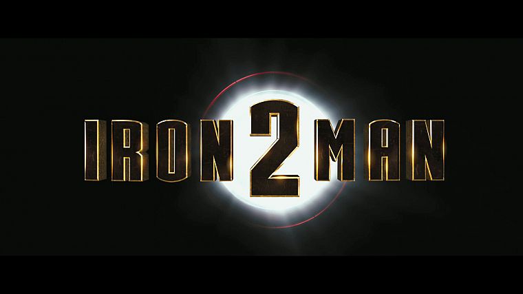 Iron Man, movies, logos, Iron Man 2 - desktop wallpaper
