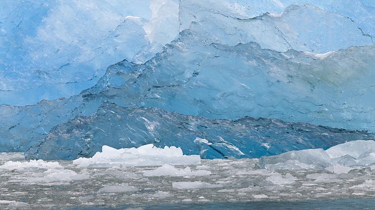 Alaska, arm, icebergs - desktop wallpaper