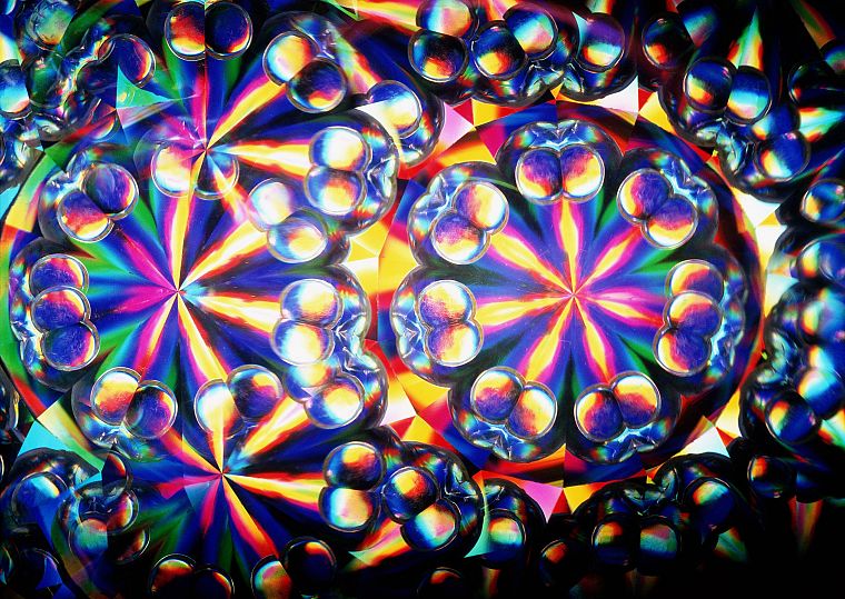 lights, multicolor, reflections - desktop wallpaper