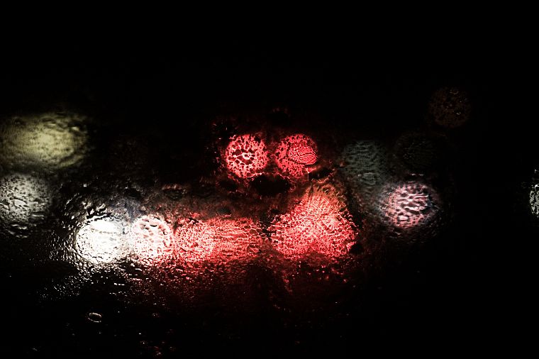 rain on glass - desktop wallpaper