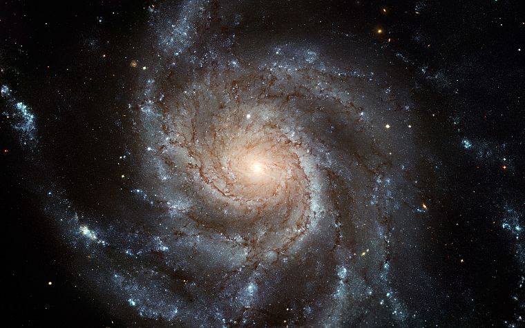 outer space, stars, galaxies, pinwheel galaxy - desktop wallpaper
