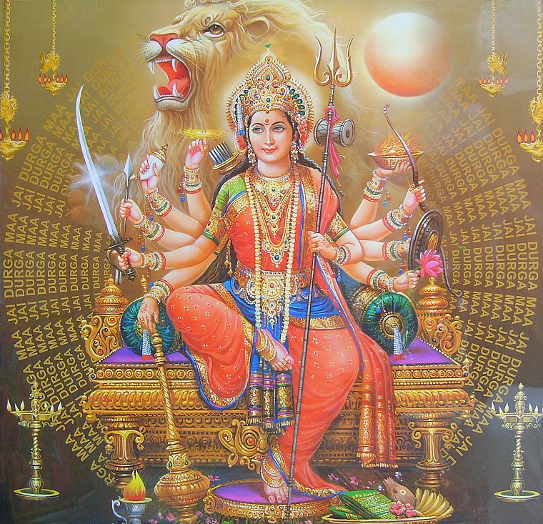 Goddess, Krishna, Hinduism - desktop wallpaper