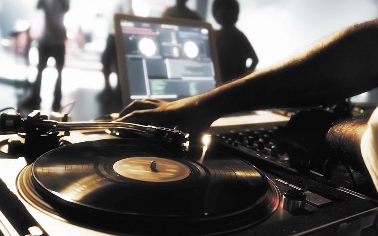 music, mixing tables, DJs, Disco, record player - desktop wallpaper