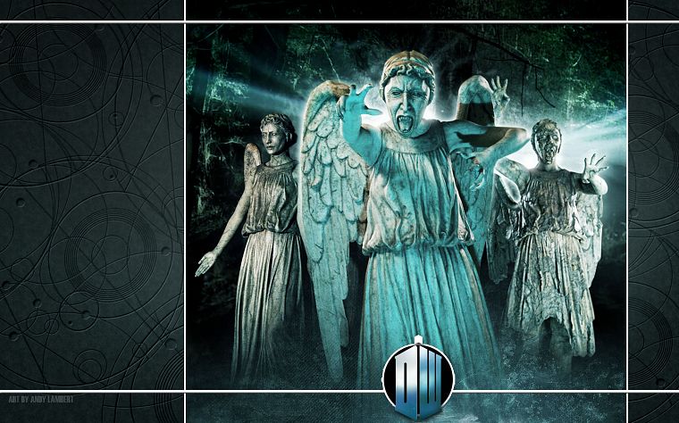 Doctor Who, weeping angel - desktop wallpaper