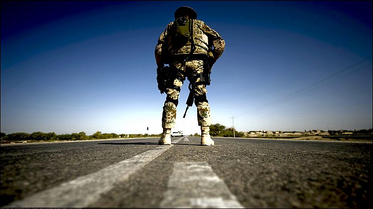 soldier, Afghanistan, roads, Bundeswehr - desktop wallpaper