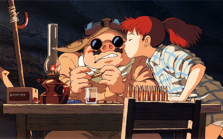 Hayao Miyazaki, Porco Rosso, Studio Ghibli - desktop wallpaper