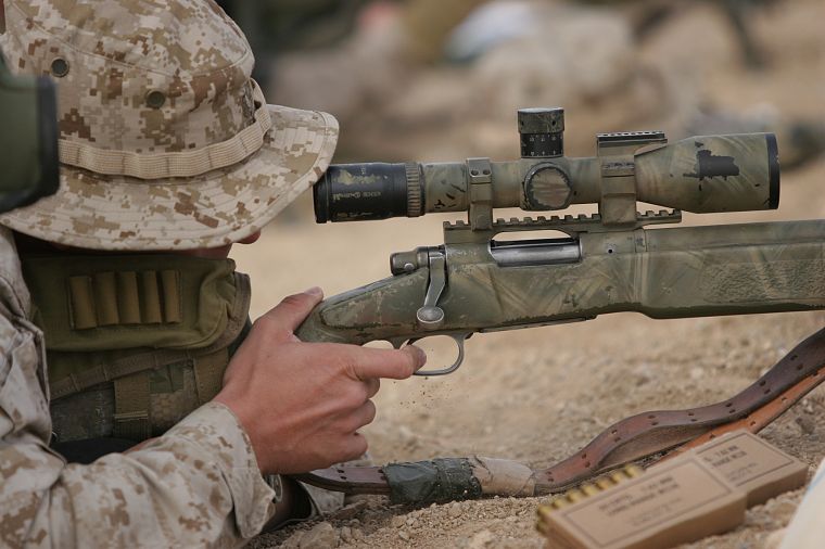 deserts, snipers, USMC, US Marines Corps, M40A3 - desktop wallpaper