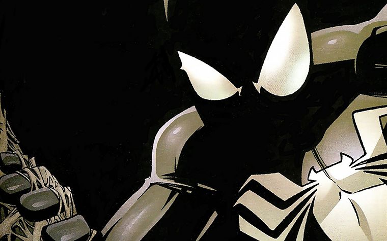 Spider-Man, Marvel Comics, symbiote costume - desktop wallpaper