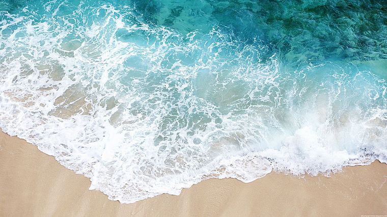 water, sand, shore, beaches - desktop wallpaper