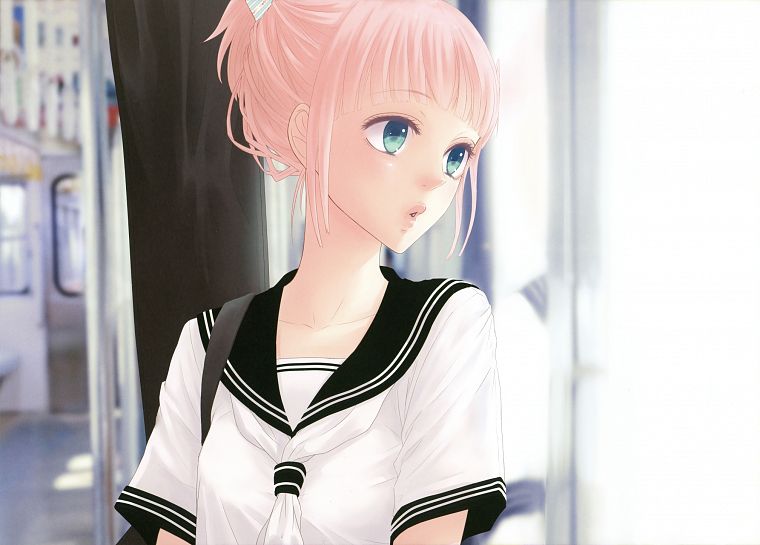 Vocaloid, school uniforms, Megurine Luka - desktop wallpaper