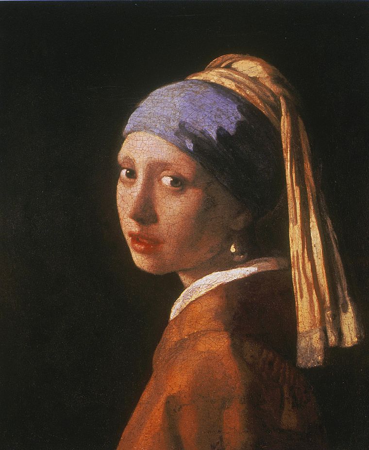 paintings, artwork, Johannes Vermeer, The Girl with a Pearl Earring - desktop wallpaper