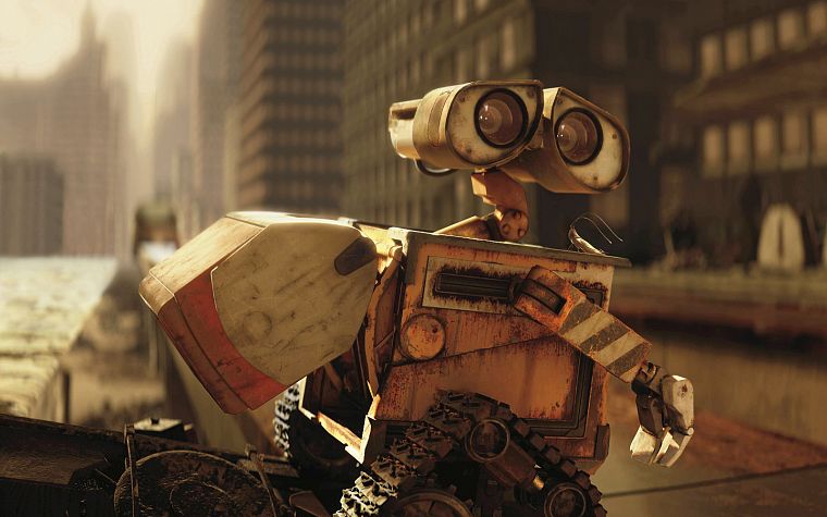 Pixar, robots, Wall-E - desktop wallpaper