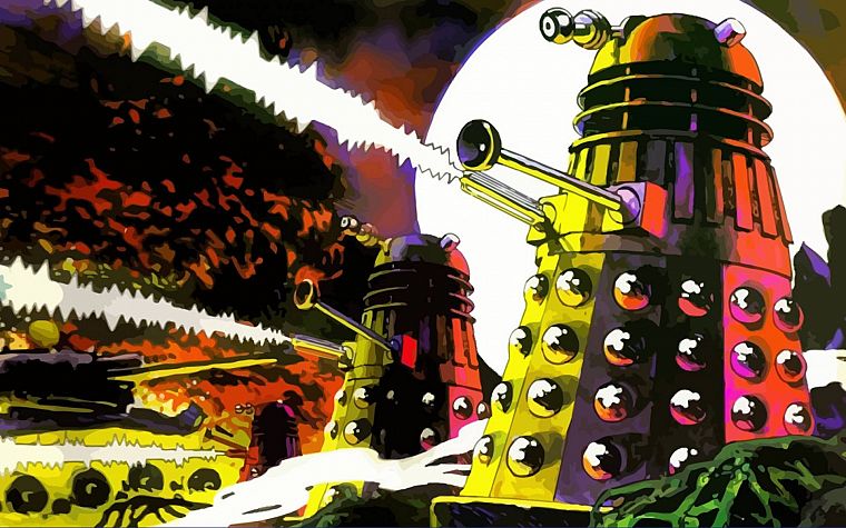 Dalek, exterminate, Doctor Who - desktop wallpaper