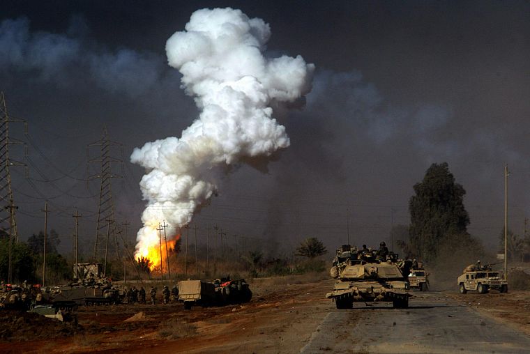 m1a1, Abrams, tanks, vehicles, Hummer - desktop wallpaper