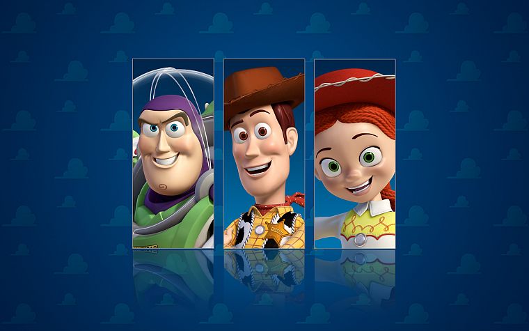 Toy Story, Buzz Lightyear, Woody - desktop wallpaper