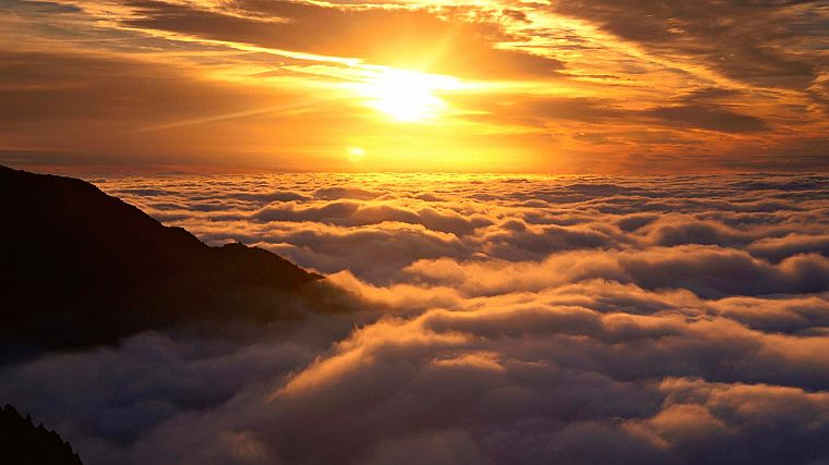 clouds, landscapes, dawn, New Zealand, skyscapes - desktop wallpaper