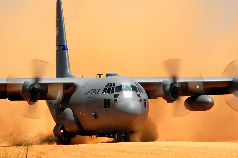 aircraft, planes, C-130 Hercules - desktop wallpaper