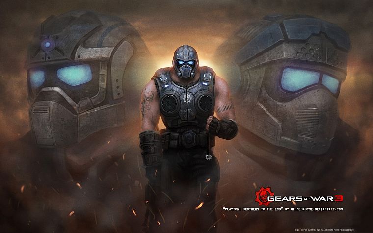 Gears of War, games - desktop wallpaper