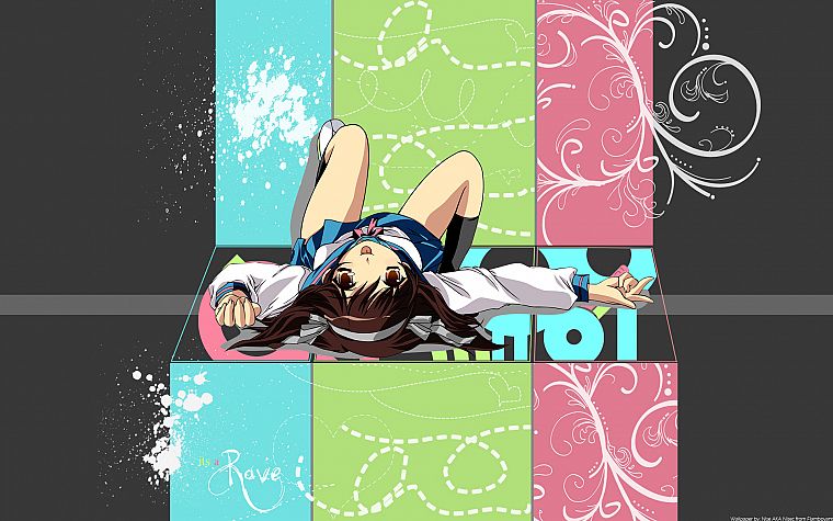 The Melancholy of Haruhi Suzumiya, Suzumiya Haruhi - desktop wallpaper