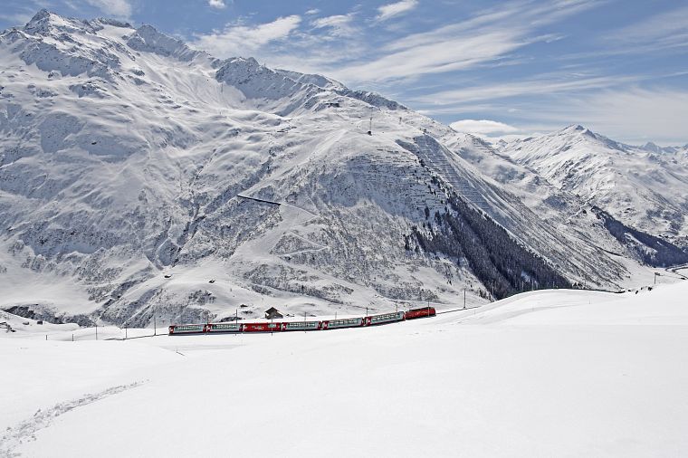 mountains, landscapes, trains, Switzerland, Swiss, Alps - desktop wallpaper