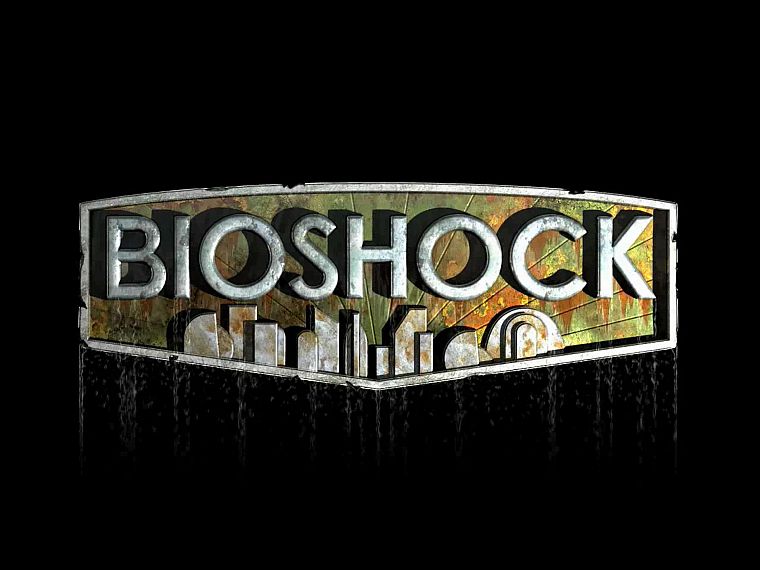 BioShock, simple background - desktop wallpaper