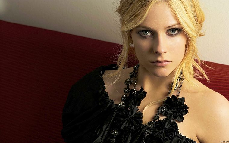 blondes, women, Avril Lavigne, singers, faces - desktop wallpaper