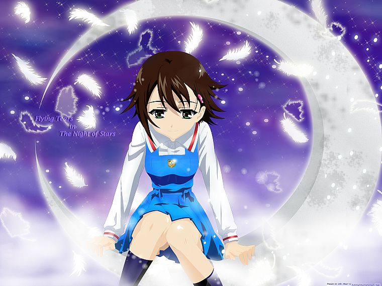 school uniforms, True Tears, anime girls - desktop wallpaper