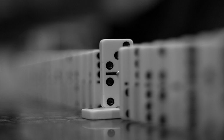 monochrome, board games, dominos game - desktop wallpaper
