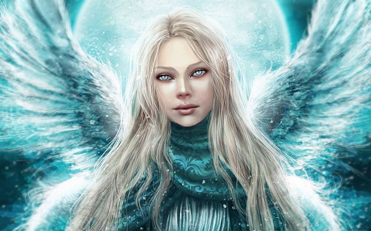 angels, fantasy art - desktop wallpaper