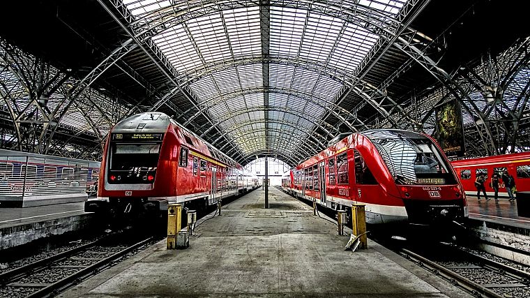 trains, railway - desktop wallpaper