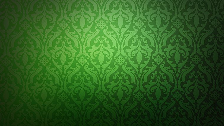 green, minimalistic, pattern - desktop wallpaper