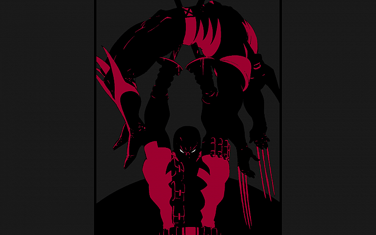 X-Men, Wolverine, Deadpool Wade Wilson - desktop wallpaper