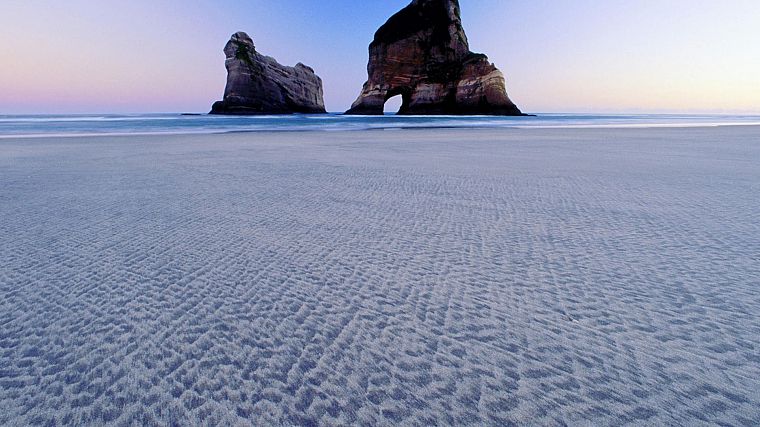 islands, New Zealand, beaches - desktop wallpaper