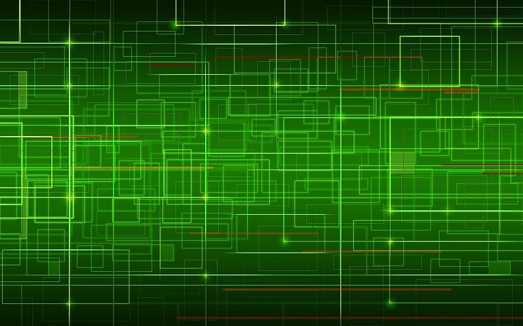 green, abstract - desktop wallpaper