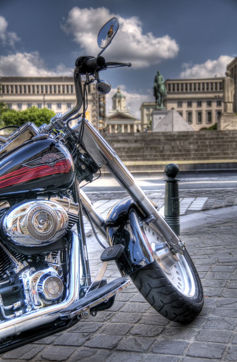 vehicles, HDR photography, motorbikes, Harley Davidson - desktop wallpaper