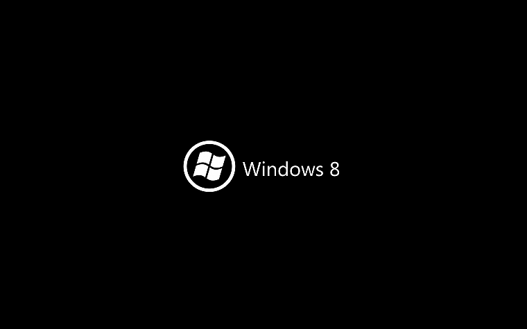 black, minimalistic, DeviantART, Windows 8 - desktop wallpaper