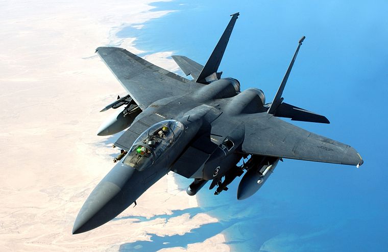 F-15 Eagle, fighter jets - desktop wallpaper