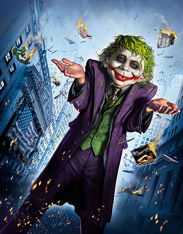 The Joker, Alfred E. Newman - desktop wallpaper