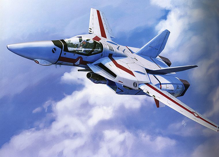 aircraft, Macross, planes, vehicles, Hikaru Ichijo - desktop wallpaper