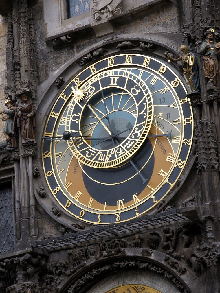 city hall, Praha, astronomical clock - desktop wallpaper
