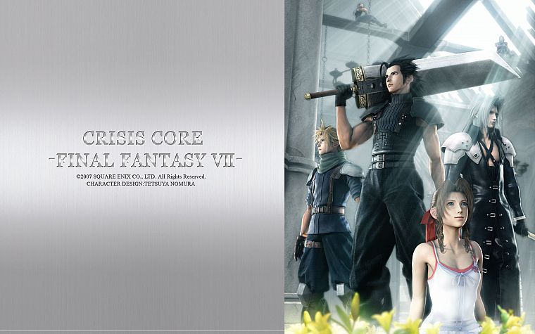 Final Fantasy, Final Fantasy VII, Sephiroth, Crisis Core, Cloud Strife, Zack Fair, Aerith Gainsborough - desktop wallpaper