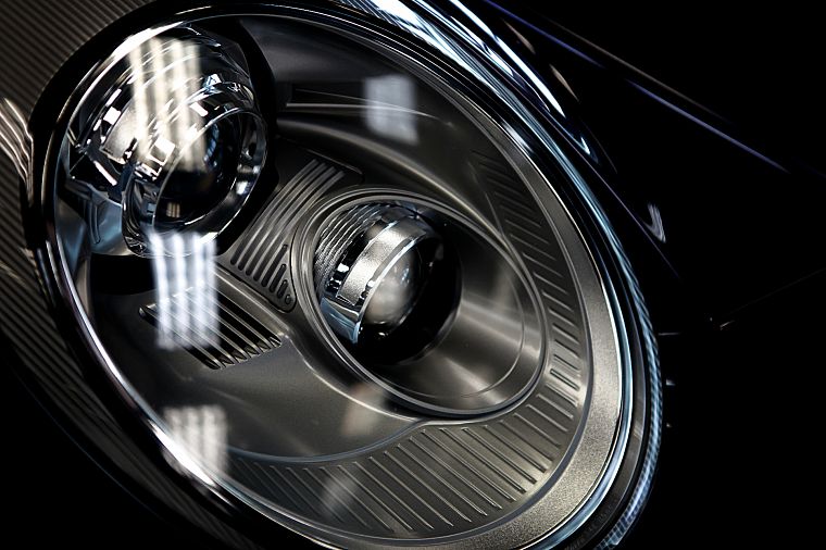 Porsche, cars, headlights - desktop wallpaper