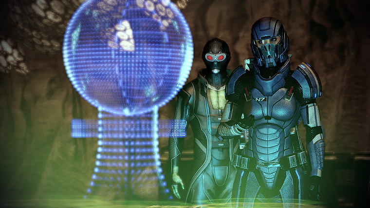 Mass Effect, screenshots, Thane, Mass Effect 2, EDI, Thane Krios, FemShep, Commander Shepard - desktop wallpaper