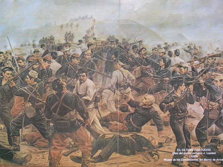 Chile, paintings, battles, artwork - desktop wallpaper