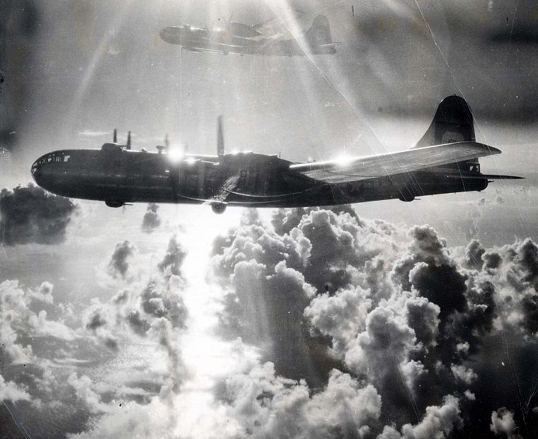war, World War II, B-29 Superfortress, historic, Enola Gay - desktop wallpaper