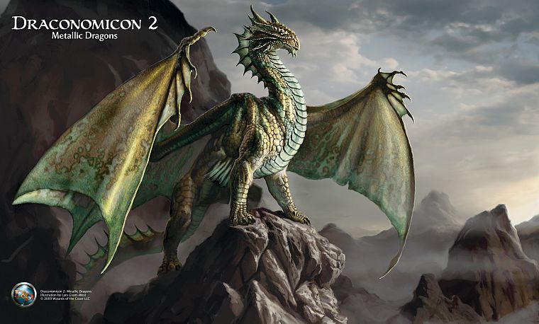 dragons, Lars Grant-West - desktop wallpaper