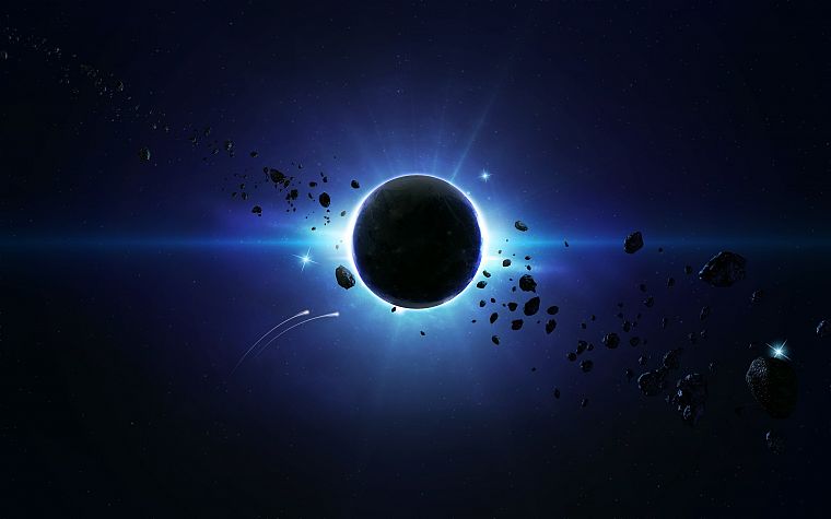 outer space, eclipse, the universe, journey - desktop wallpaper