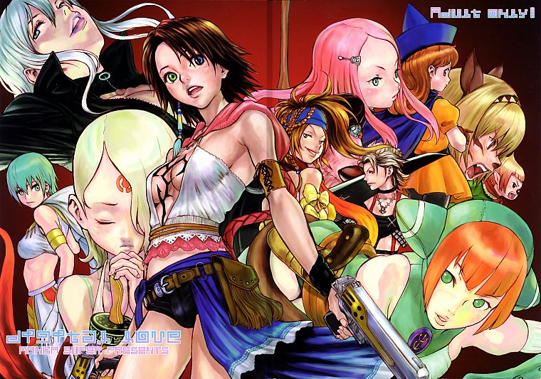 Final Fantasy, Rikku, Yuna - desktop wallpaper