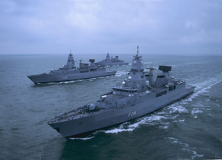 military, ships, navy, boats, oceans, vehicles, frigate, German, sea - desktop wallpaper